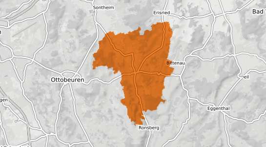 Mietspiegelkarte Markt Rettenbach